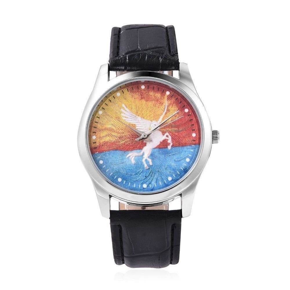 STRADA Pegasus Enameled Watch